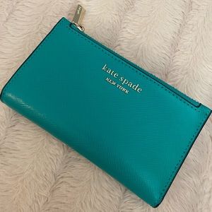 Kate Spade Green Bifold Wallet